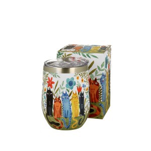 Puodelis-termosas kelioninis metalinis GARDEN FELINES 330 ml l DUO