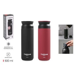 Gertuvė-termosas 500 ml D6,8xH24,5 cm (mix)  nerūd. plienas Thermosport
