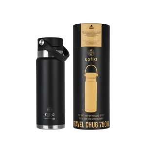 Gertuvė-termosas 750 ml juodos spalvos Save the Aegean Estia 01-17903