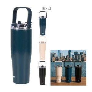 Puodelis kelioninis su rankenėle 900 ml Cook Concept KA0675