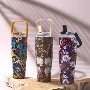 Puodelis kelioninis su rankenėle 900 ml Cook Concept KA0677