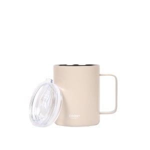 Puodelis kelioninis metalinis su dangteliu 420 ml BOGOTA Cook Concept KA0616