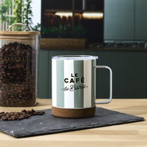 Puodelis kelioninis metalinis su dangteliu 420 ml BISTRO Cook Concept KA0617