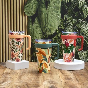 Puodelis kelioninis su rankenėle 600 ml Cook Concept KA0670