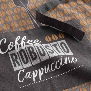 Prijuostė medvilninė 60x84 cm CAPPUCCINO ruda douceur d'intérieur