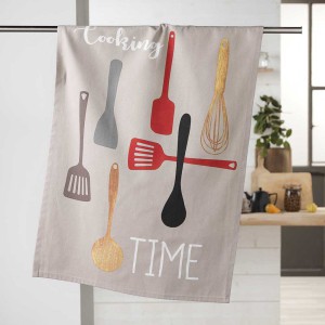 Rankšluostis virtuvei medvilninis 50x70 cm COOKING TIME douceur d'intérieur
