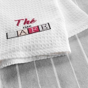 Rankšluostis virtuvei medvilninis 2 vnt 50x70 DEJEUNER douceur d'intérieur