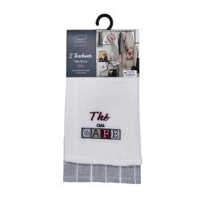 Rankšluostis virtuvei medvilninis 2 vnt 50x70 DEJEUNER douceur d'intérieur