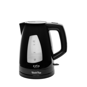 Virdulys elektrinis 1,7 l juodos ap. 20,5x16x23,5 cm Black Plus Estia 06-10096