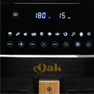 Gruzdintuvė karšto oro 7,2 L 1650 W 30x38x32 cm Oak Collection Estia 06-18931