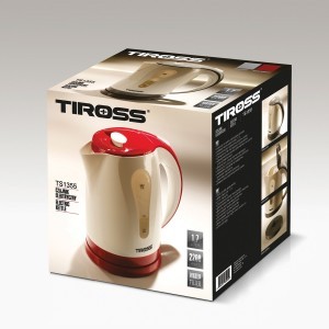 Virdulys elektrinis plastikinis 1,8 L TIROSS TS1355