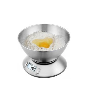 Svarstyklės virtuvinės su indu 1700 ml 5 kg LCD 17119