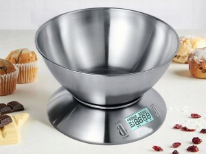 Svarstyklės virtuvinės su indu 1700 ml 5 kg LCD 17119
