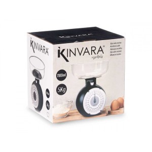 Svarstyklės virtuvinės su indu 5 kg 1100 ml Kinvara 76594