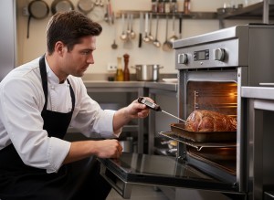 Termometras maistui skaitmeninis 22,5 cm HOT1748