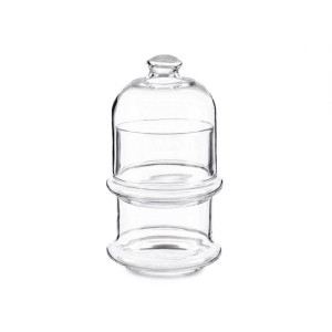 Serviravimo indas saldumynams 2 aukštų 9x9x16,5 cm 2x230 ml Pasabahce 20302