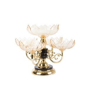 Vaisinė/saldaininė 30x15,5x39 cm aukso spalva 01936