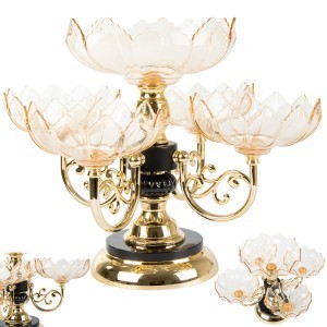 Vaisinė/saldaininė 30x15,5x39 cm aukso spalva 01936