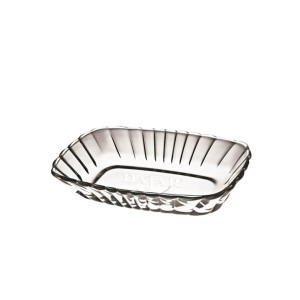 Padėklas/lėkštė 2 vnt 18x11,5 cm skaidri, stiklinė Pasabache 74800