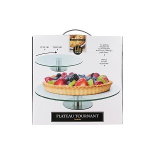 Tortinė su kojele D30xH7 cm besisukanti Lily Cook KA1742