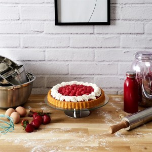 Tortinė su kojele D30xH7 cm besisukanti Lily Cook KA1742