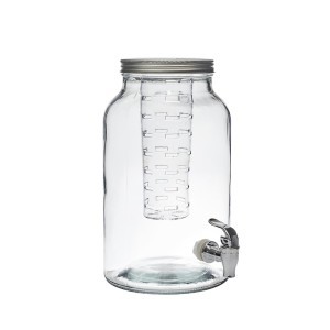 Indas stiklinis skysčiams su kraniuku su filtru 5,5 L talpos KA5854