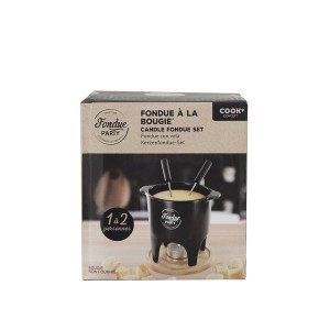 Fondiu rinkinys 2 asmenims 39x28x26 cm Cook Concept KC2488