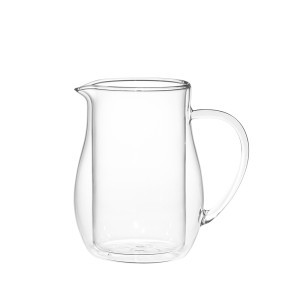 Ąsotis stiklinis 0,7 L su dvigub. sienelėmis 9x15x16 cm (max 150 C) Maku 635269