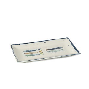 Padėklas/lėkštė 30x20x2,5 cm porcelianas PEIXE La Mediterranea PEI2500430