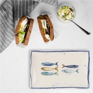 Padėklas/lėkštė 30x20x2,5 cm porcelianas PEIXE La Mediterranea PEI2500430