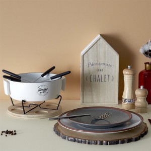 Fondiu rinkinys 4 asmenims 23x17x20 cm Cook Concept KA4599