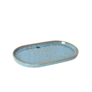 Padėklas/lėkštė 35,7x20,5x3 cm porcelianas SCRATCH La Mediterranea 720E104
