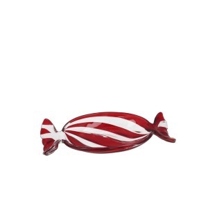 Saldaininė stiklinė raudona Saldainis 19x9.6x2.5 cm 8445393450407