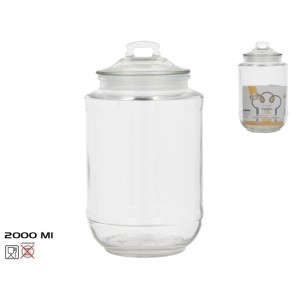 Indas stiklinis su dangčiu 2l 13.6x13.6x23.6 cm 8445393409474