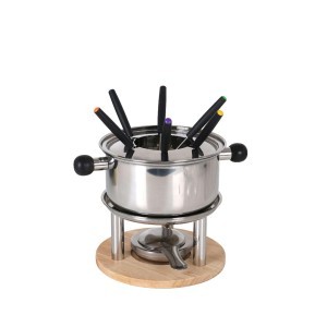 Fondiu rinkinys 6 asmenims, nerūdijančio plieno Santa Clara MKT59652