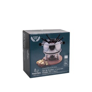 Fondiu rinkinys 6 asmenims, nerūdijančio plieno Santa Clara MKT59652