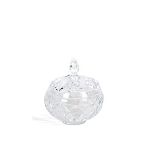 Saldaininė stiklinė su dangteliu 10x10x13 cm 8430540858519