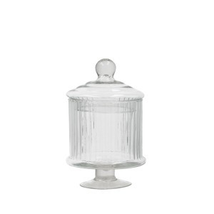 Indelis stiklinis saldainiams su dangteliu H23 cm 8445393443966