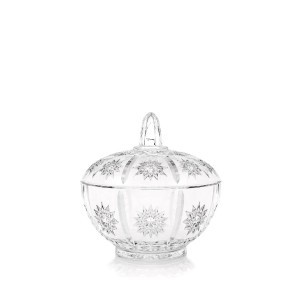 Saldaininė/cukrinė stiklinė su dangteliu 12x11 cm La Mediterranea 829900468