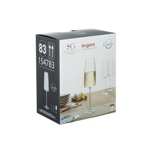 Taurės šampanui 340 ml 6 vnt komplekt. Secret de Gourmet 154783