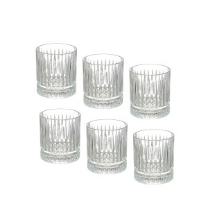 Taurės viskiui 330 ml 6 vnt komplektas stiklas Vivalto 18162