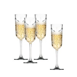 Taurės šampanui 175 ml 4 vnt komplektas TIMELESS Pasabahce 722291
