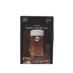 Bokalas alaus stiklinis 1 L Cook Concept KA0517