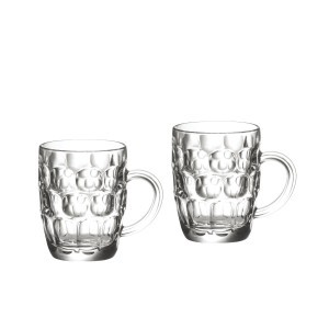 Bokalas alaus stiklinis 2 vnt 550 ml 9,5x12,3 cm La Mediterranea 832006B