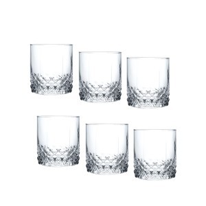 Taurės viskiui 320 ml 6 vnt komplektas, stiklinės DELIGHT Domotti 67532