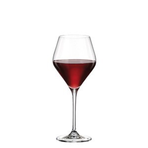 Taurės vynui 400 ml 6 vnt komplektas Crystal Bohemia 6341SJ0340