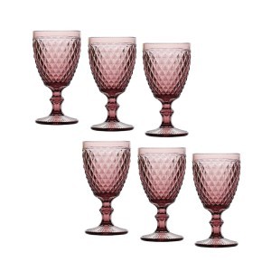 Taurės 350 ml 6 vnt komplektas, violetinė sp. La Mediterranea 832LXP21D