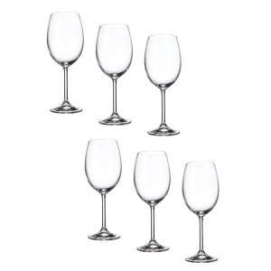 Taurės vynui 450 ml 6 vnt komplektas Clara BOHEMIA 6344S03245