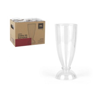 Stiklinė kokteiliams/glotnučiams 400 ml plastikinė La Mediterranea BY01054676727