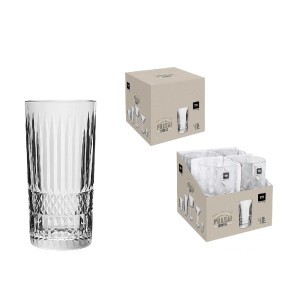 Stiklinių komplektas 4 vnt 460 ml 7,8x16 cm La Mediterranea 1123P244A